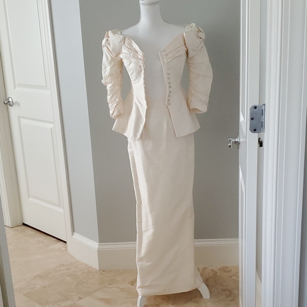 Watters Silk Wedding Dress